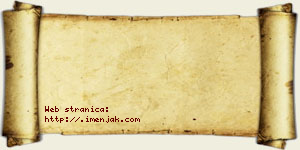 Olga Aćimović vizit kartica